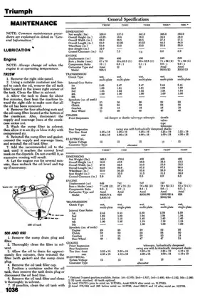 Triumph Trophy 250, 500, 100, 150, 120, 140, TR25, 500, T100, T150, T120, T140, TR7 Tiger repair manual Preview image 2