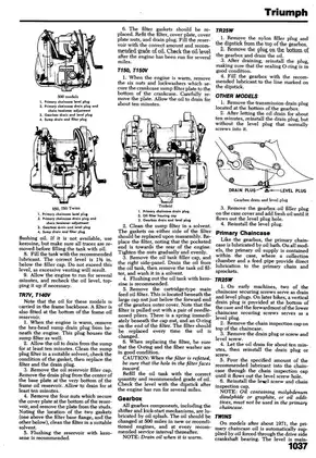 Triumph Trophy 250, 500, 100, 150, 120, 140, TR25, 500, T100, T150, T120, T140, TR7 Tiger repair manual Preview image 3