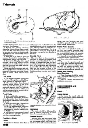 Triumph Trophy 250, 500, 100, 150, 120, 140, TR25, 500, T100, T150, T120, T140, TR7 Tiger repair manual Preview image 4