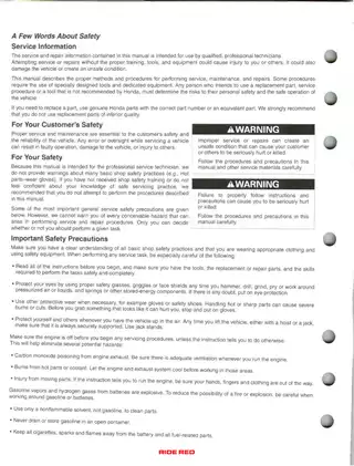 Honda MUV700 Service Manual (2009-2012) - Complete Repair & Maintenance Guide Preview image 2
