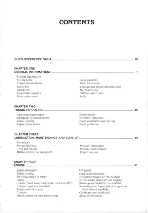 1985-1990 Suzuki LT230S, LT230GE, LT250S repair manual Preview image 3