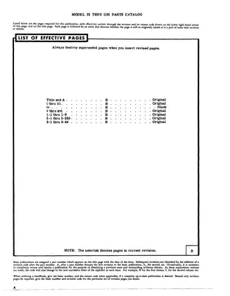 Beechcraft Bonanza 35 thru G35 IPC Parts Catalog Preview image 3