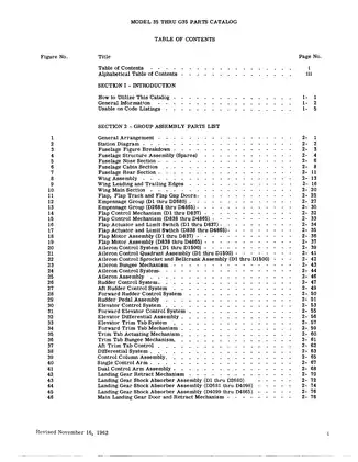 Beechcraft Bonanza 35 thru G35 IPC Parts Catalog Preview image 4