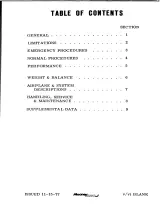 1978 Mooney M20J Precision Pilot's Operating Handbook & Flight Manual (P/N 1221) – preview page 5