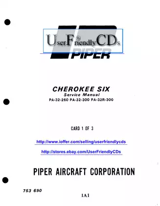 Piper Cherokee Six Service Manual - Comprehensive Guide to Maintenance and Repairs