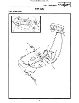 1982-2009 Yamaha Bravo, 250, Bravo LT BR250T manual Preview image 3