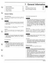 1991–1992 Honda TRX250X Fourtrax ATV Service Manual (P/N 110-080) – preview page 4