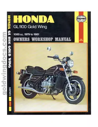 1979-1981 Honda Gold Wing GL1100 owners workshop manual Preview image 1