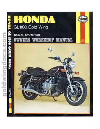 Honda GL1100 Gold Wing Service Manual (1979-1981) - Comprehensive Maintenance & Repair Guide