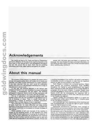 Honda GL1100 Gold Wing Service Manual (1979-1981) - Comprehensive Maintenance & Repair Guide Preview image 4