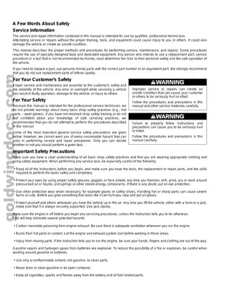 Honda GL1800 Service Manual - Comprehensive Repair Guide for Professional Technicians Preview image 1