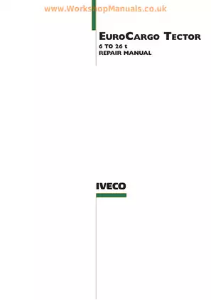 IVECO EUROCARGO Tecor 6-26t Full Repair Manual