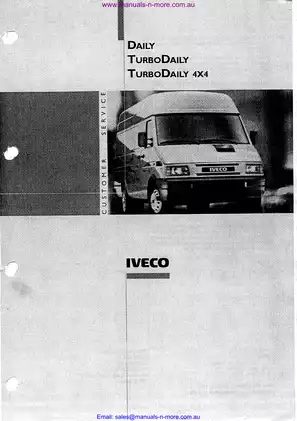1998 Iveco Daily Pre Turbo Daily 4x4 workshop manual Preview image 2