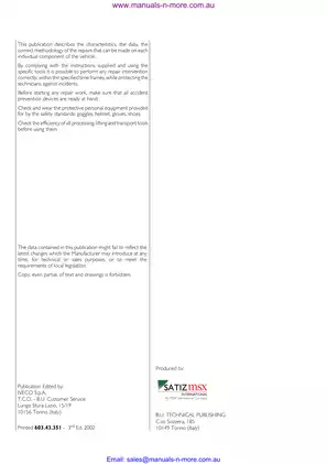 IVECO Daily Repair Manual - Comprehensive Technical Guide Preview image 2