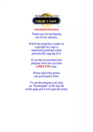 68mm Stroke Series Diesel Engine Service Manual