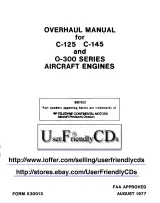 Continental C-125, C-145, O-300 Series Aircraft Engine Overhaul Manual (P/N X30013) – preview page 2