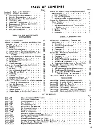 Continental Aircraft Engine Overhaul Manual for C-125, C-145 & O-300 Series Preview image 4