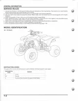 2005–2012 Honda TRX400EX and TRX400X ATV Factory Service Manual – preview page 2