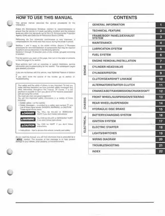 Honda ATV Service Manual: Comprehensive Guide for 2005-2012 Models Preview image 3