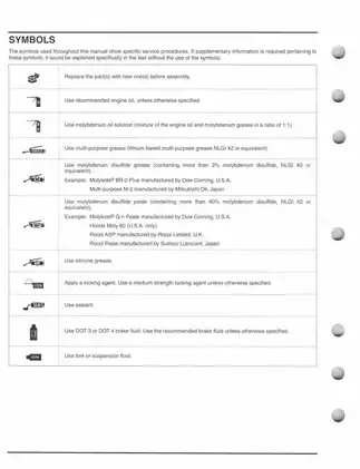 2006-2011 Honda TRX250EX, TRX250X service manual Preview image 4