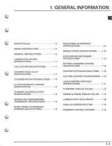 2006–2011 Honda TRX250EX / TRX250X Factory Service Manual (P/N 61HN655) – preview page 5