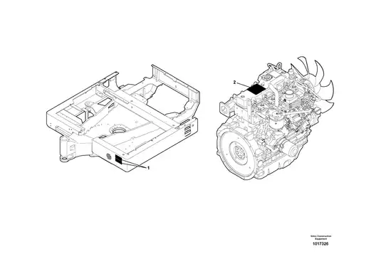 1997-2001 Volvo EC35 mini excavator parts catalog IPL Preview image 5