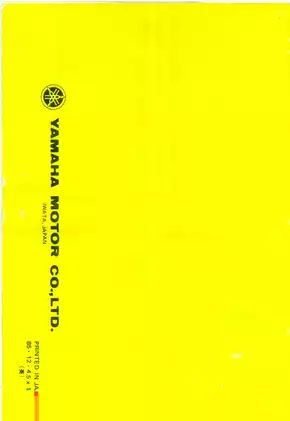 Yamaha Motorcycle Service Manual - Essential Guide for Maintenance and Repair Preview image 3