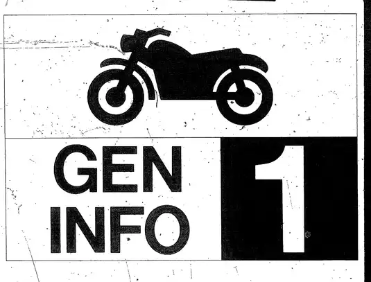 Yamaha FZR400SP Service Manual (1990 Model) Preview image 5