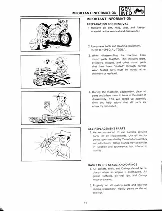 1989-1999 Yamaha FZR600 service manual Preview image 2