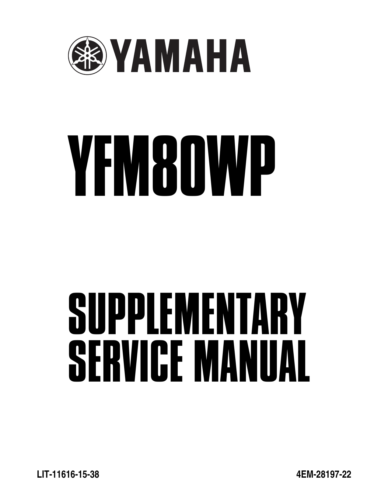 2002-2008 Yamaha Raptor 80, YFM80 repair manual Preview image 1