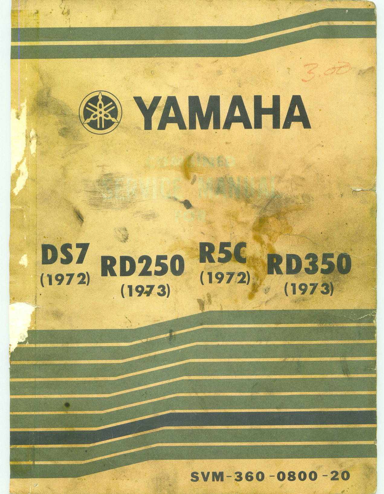 1970-1979 Yamaha DS7, RC 5, RD250, RD350 manual Preview image 6