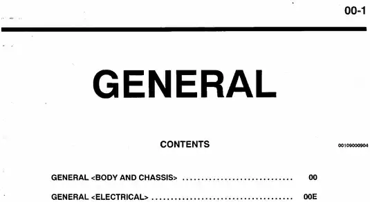 1993-2002 Mitsubishi Mirage service manual Preview image 1