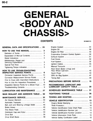 1993-2002 Mitsubishi Mirage service manual Preview image 2