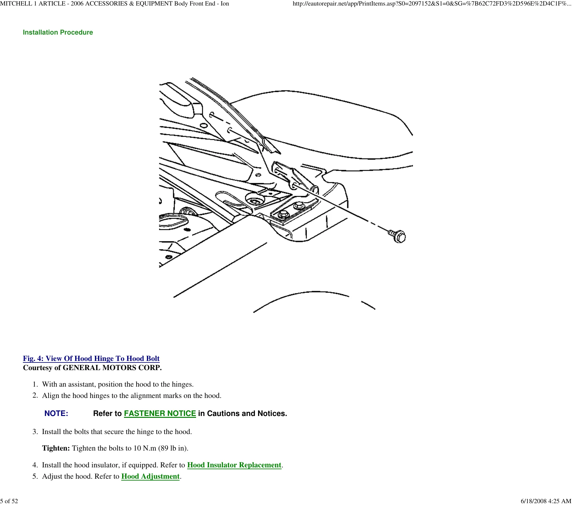 2005-2007 Saturn Ion repair manual Preview image 5