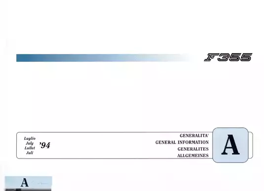 1995-1999 Ferrari F355-355 F1 workshop manual Preview image 3