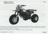 1985 Honda ATC350X Owner's Manual (P/N 31HA5600) – preview page 2