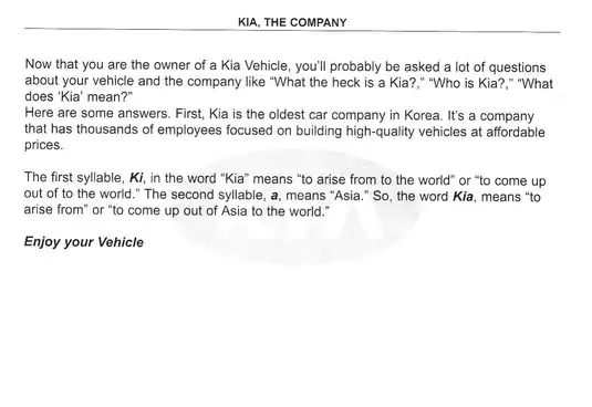 2004 Kia Sedona owners manual Preview image 2