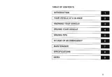 2004 Kia Sedona Owner's Manual (OEM) – preview page 4