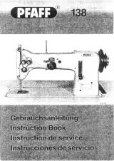 Pfaff 138 Sewing Machine Instruction Book OEM – preview page 1