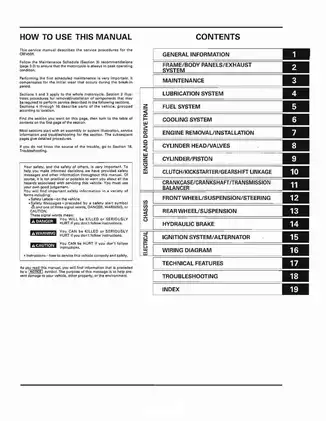 Honda CRF450R Service Manual (2002-2004): Complete Repair Guide for Technicians Preview image 3