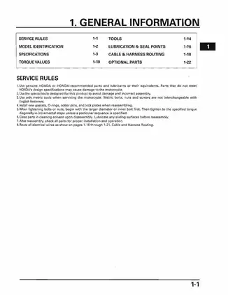 Honda CRF450R Service Manual (2002-2004): Complete Repair Guide for Technicians Preview image 5