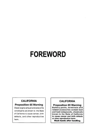 Komatsu PC03-2 Hydraulic Excavator Operation & Maintenance Manual Preview image 2