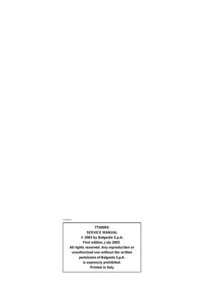 Comprehensive Yamaha TT600RE Service Manual (2004 Edition) Preview image 2