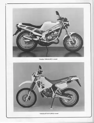 1988-2002 Yamaha DT125R service and repair manual Preview image 5