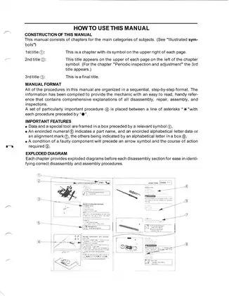 1985-2007 Yamaha VMX12, V-MAX service manual Preview image 5