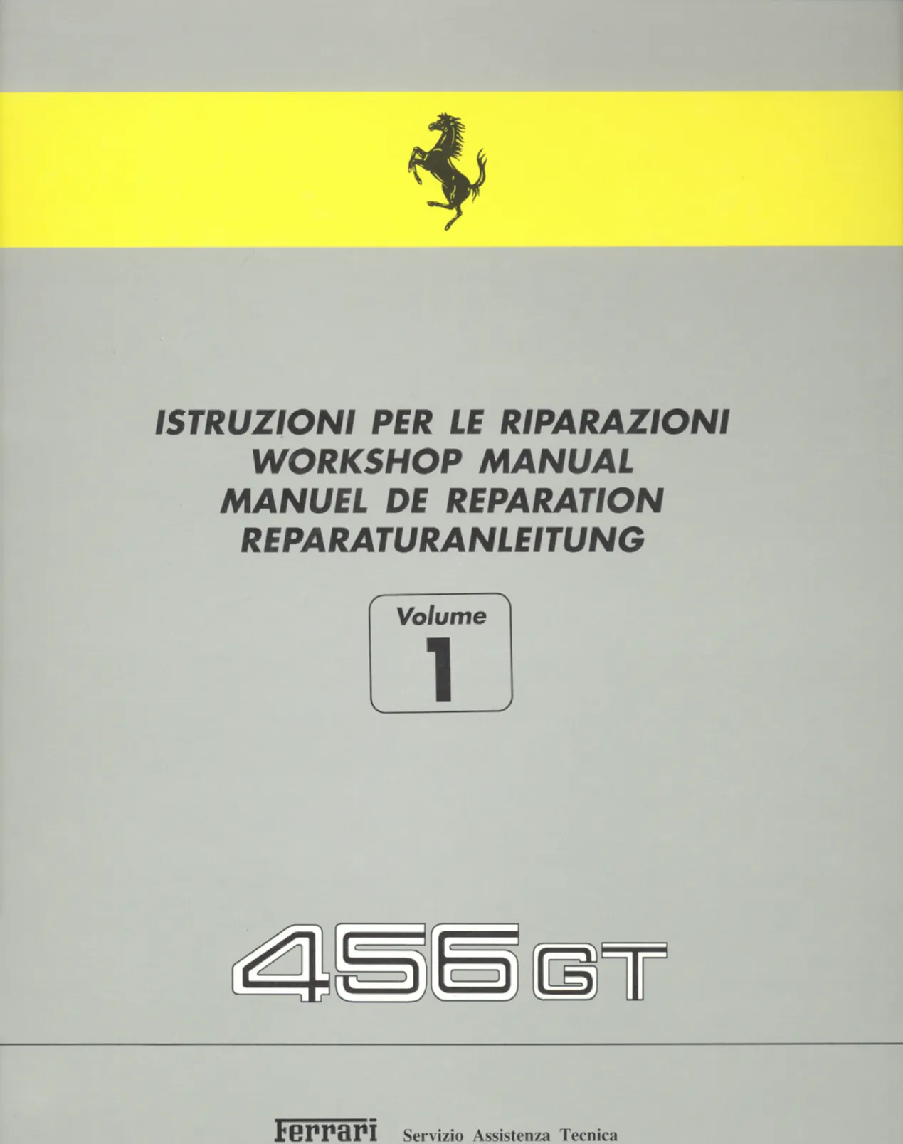 1992-1997 Ferrari 456, 456GT, GTA manual