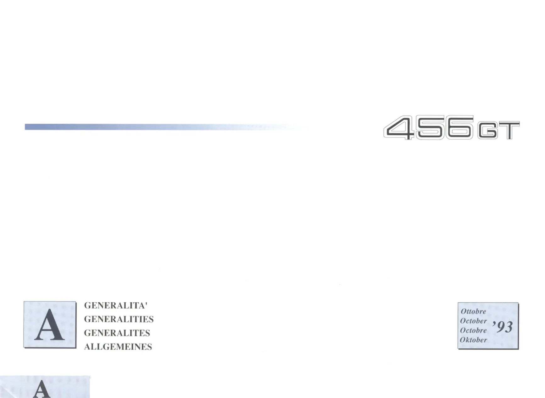 1992-1997 Ferrari 456, 456GT, GTA manual Preview image 5