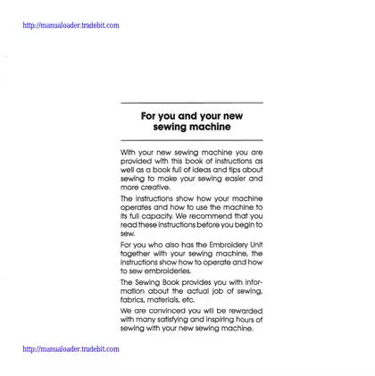 Comprehensive Sewing Machine User Manual - Instructions and Safety Guide Preview image 3