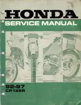 1992–1997 Honda CR125R Workshop Manual OEM – preview page 1
