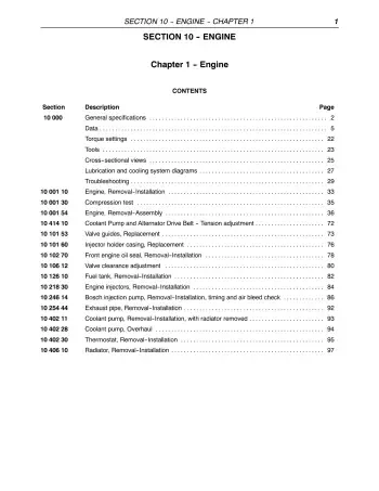 Preview: New Holland TN 55, TN 65, TN 70, TN 75 Engine 1998–2003 Service Manual